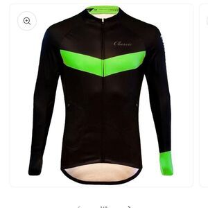 Classic Men's long sleeve winter cycling Jacket.